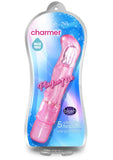 Vibrador para punto G Charmer Jelly de Play With Me, resistente al agua, color rosa, 7,25 pulgadas