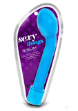 Masajeador de punto G Sexy Things G Slim Petite, resistente al agua, morado, 6,5 pulgadas