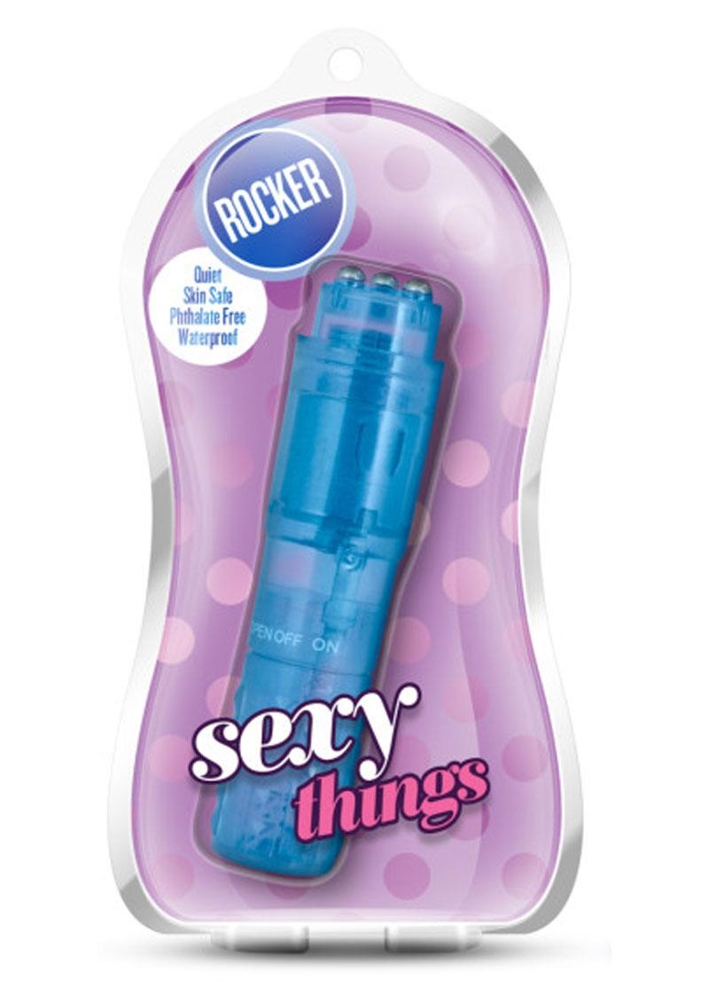 Sexy Things - Rocker Mini Massager Waterproof - Blue/Pink/Purple