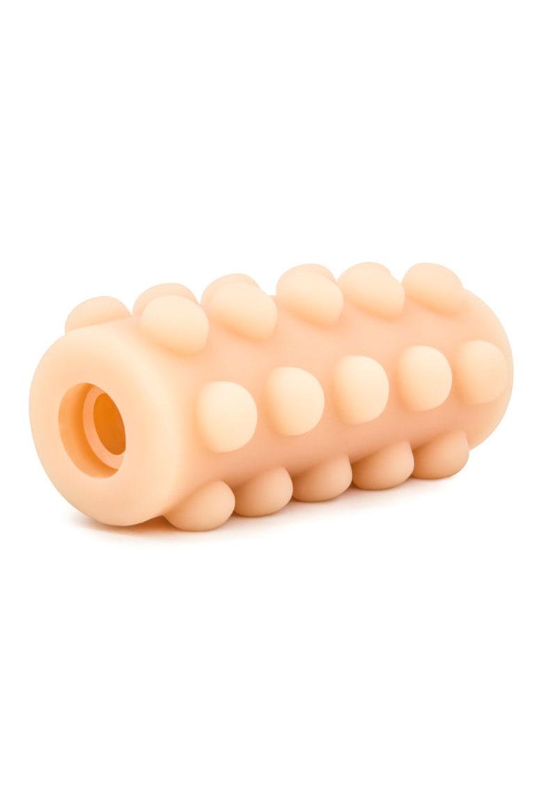 X5 Men Double Stroke Reversible Stroker Beige 5 Inch