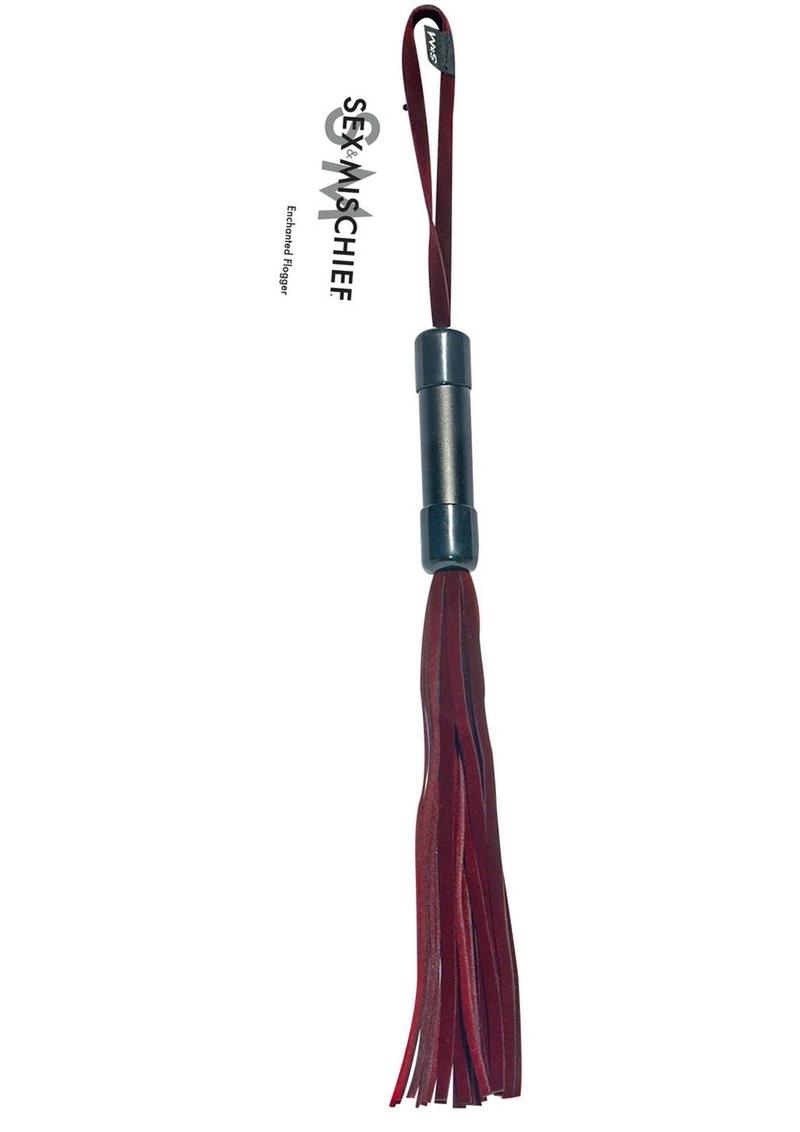 Flogger encantado de Sex And Mischief, negro, 18,5 pulgadas