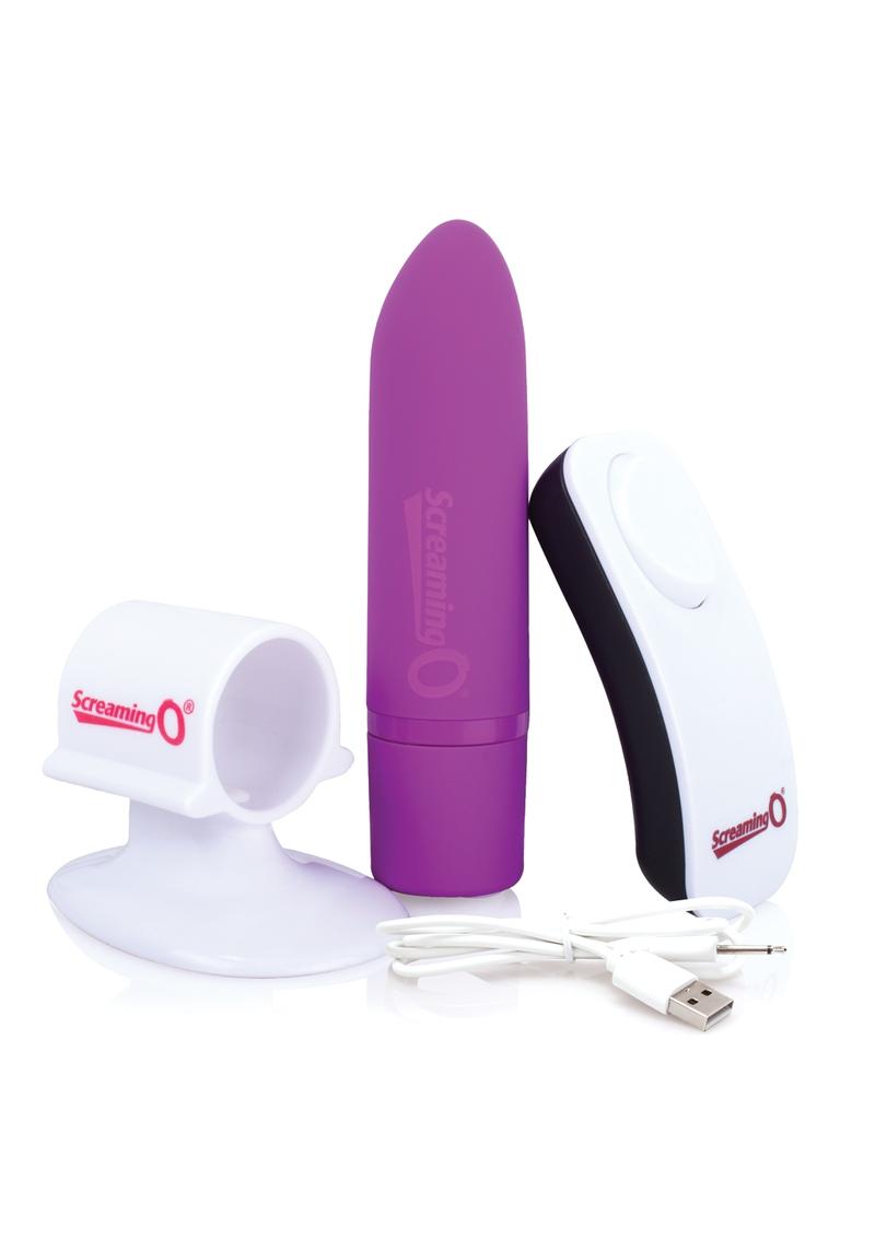 Charged Positive Wireless Remote Control USB Rechargeable Vibe Waterproof Grape