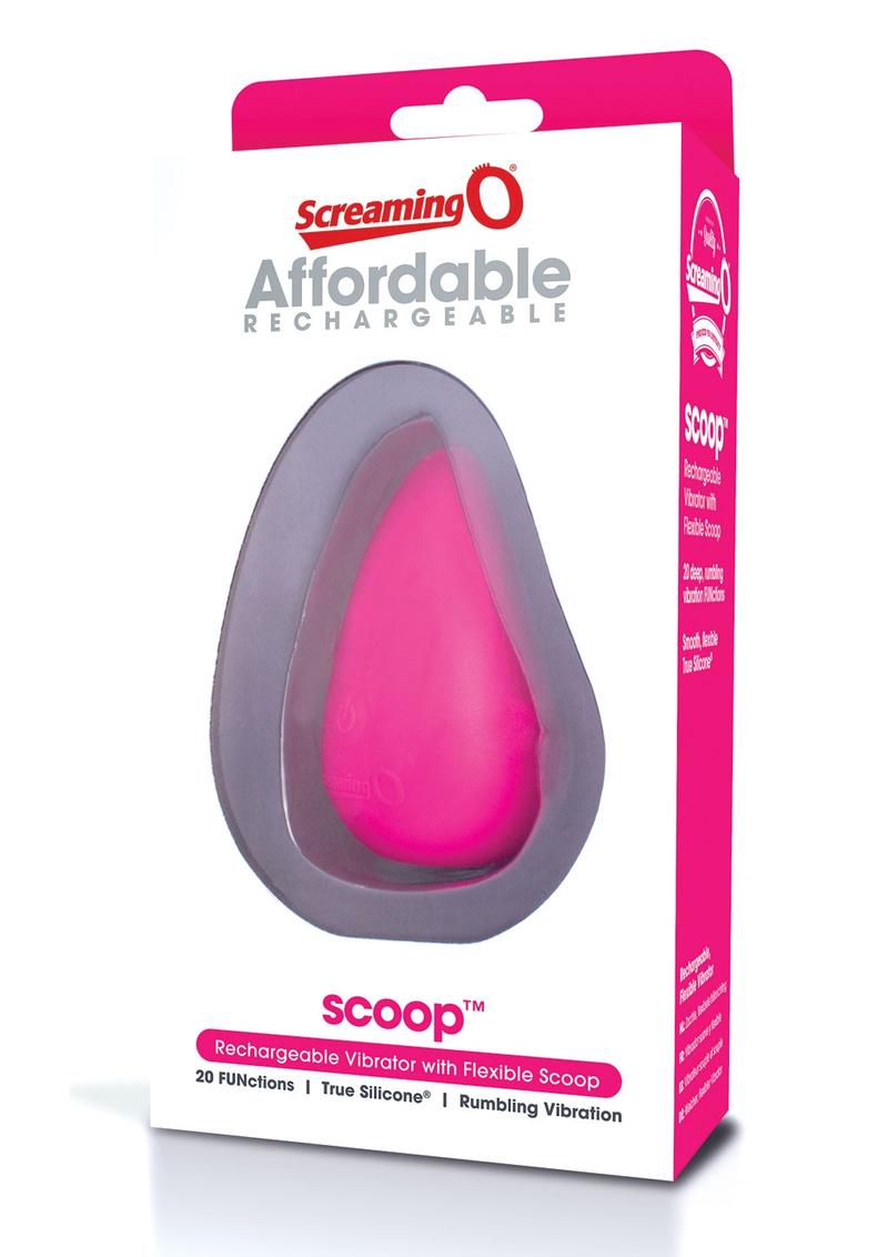 Affordable Scoop Vibrator Waterproof - PInk