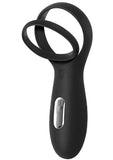 Zero Tolerance The Rechargeable Torpedo Silicone Cock Ring Waterproof Black 4.5 Inch