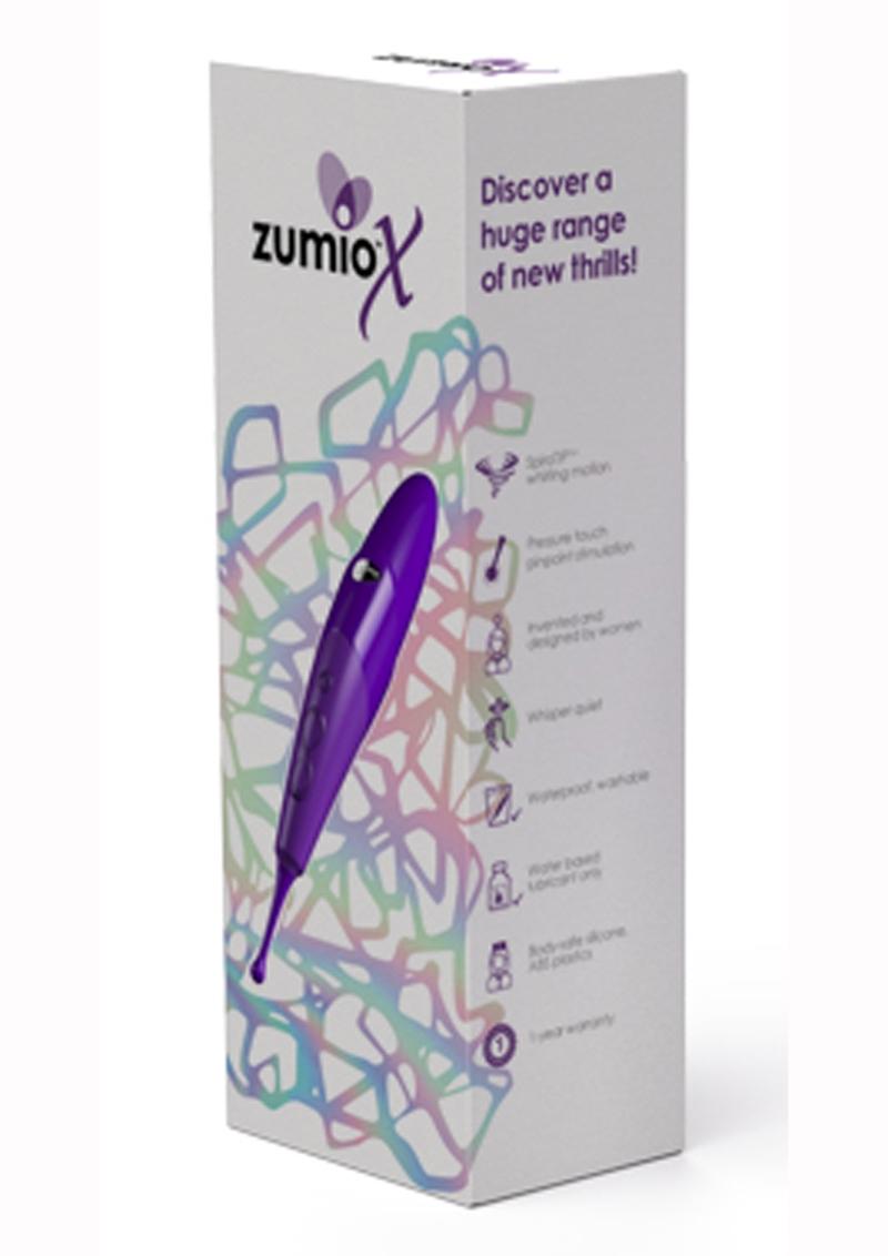 Zumio X - Silicone 8 Speed Classic Waterproof Single Clitoral Stimulator Purple