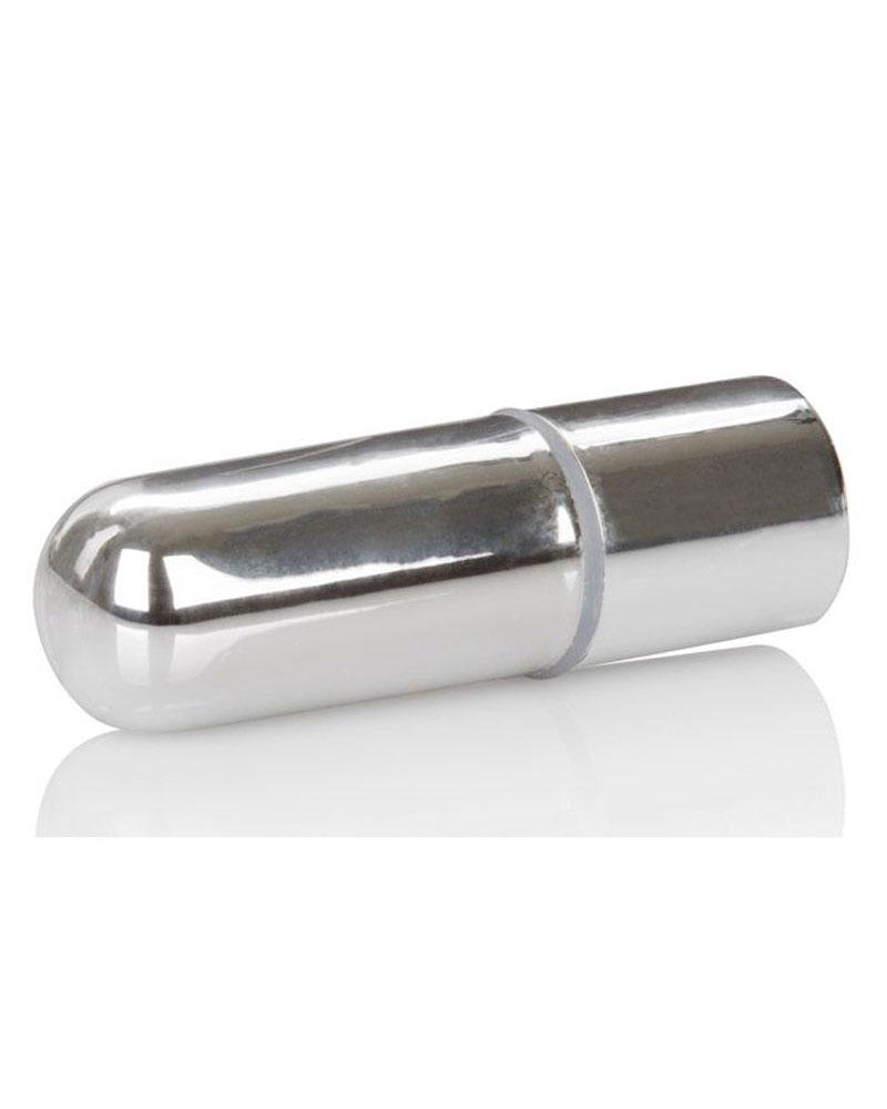 Minibala inalámbrica recargable por USB, resistente al agua, color plateado, 2,5 pulgadas