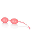 Bolas Kegel con peso de silicona y cordón de recuperación, color rosa