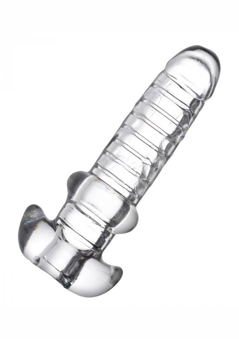 Funda transparente para pene Master Series Tight Hole de 6,5 pulgadas