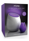 Pure UV Sanitizing Mood Light Love Pods Tre And Vibrating Massager Ultraviolet Edition