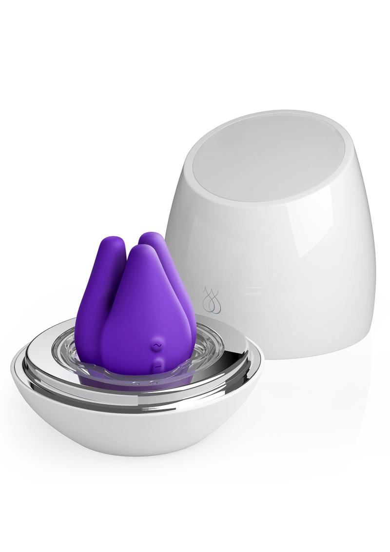 Pure UV Sanitizing Mood Light Love Pods Tre And Vibrating Massager Ultraviolet Edition