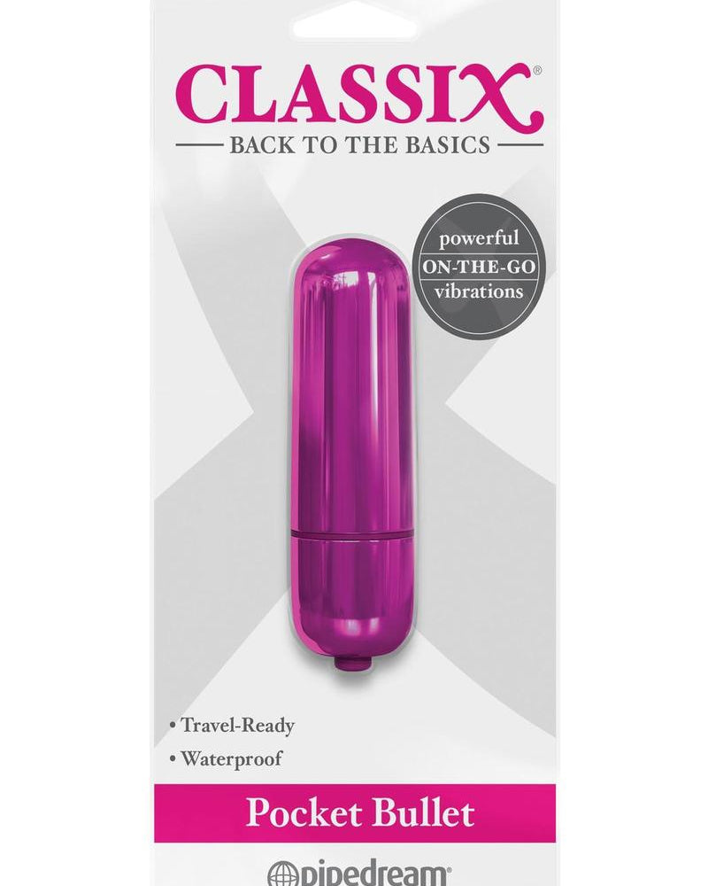 Classix Pocket Bullet Waterproof Pink 2.2 Inch