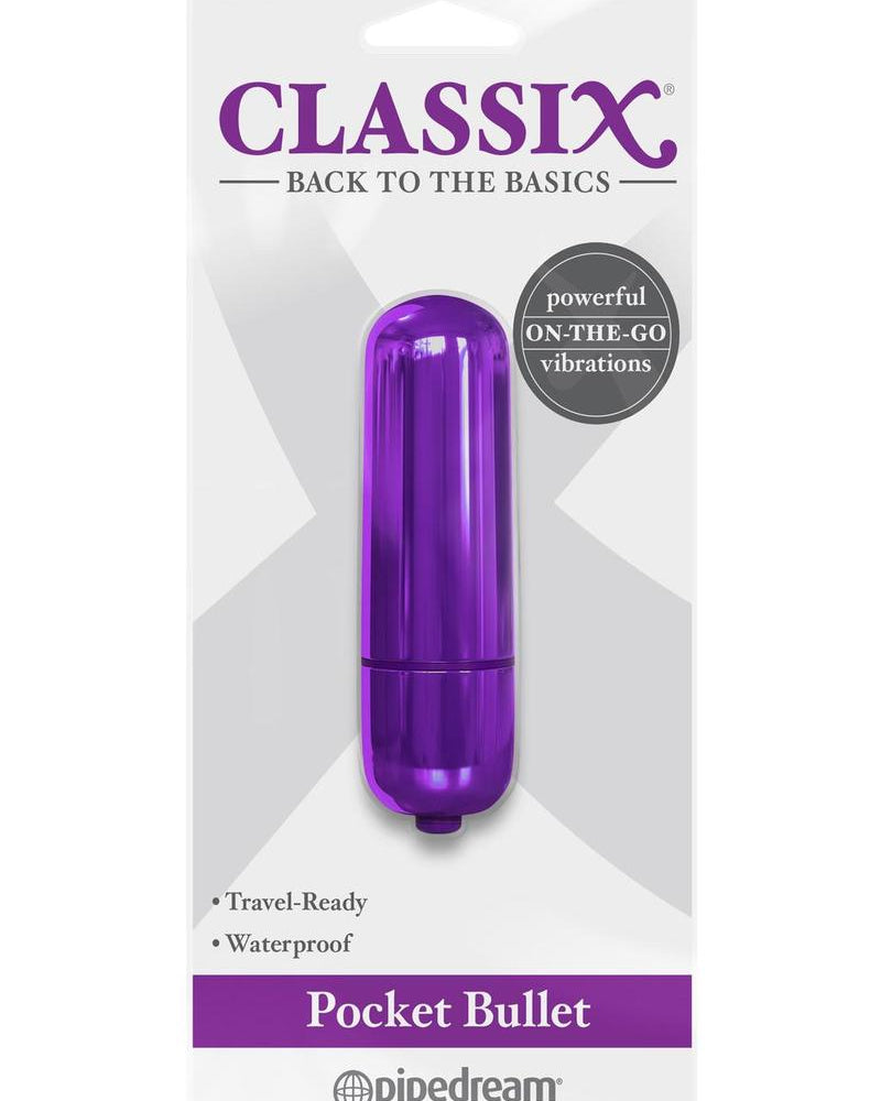 Classix Pocket Bullet Waterproof Purple 2.2 Inch