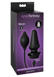 Anal Fantasy Elite Inflatable Silicone Anal Plug Black 5 Inch