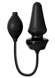 Anal Fantasy Elite Inflatable Silicone Anal Plug Black 5 Inch