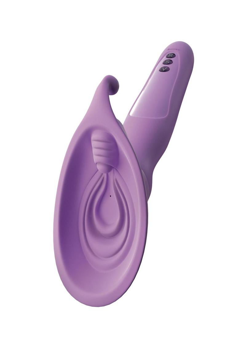 Estimulador vibrador de silicona Fantasy For Her Roto Suck Her morado