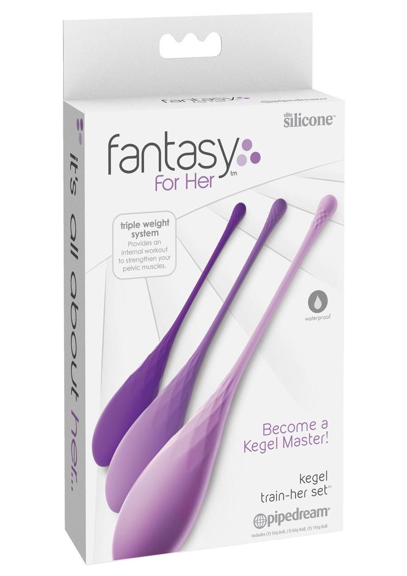 Fantasy For Her - Set de entrenamiento de Kegel de silicona morado