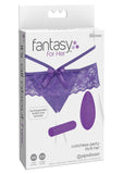 Fantasy Fore Her Thrill Her Crotchless Panty Purple