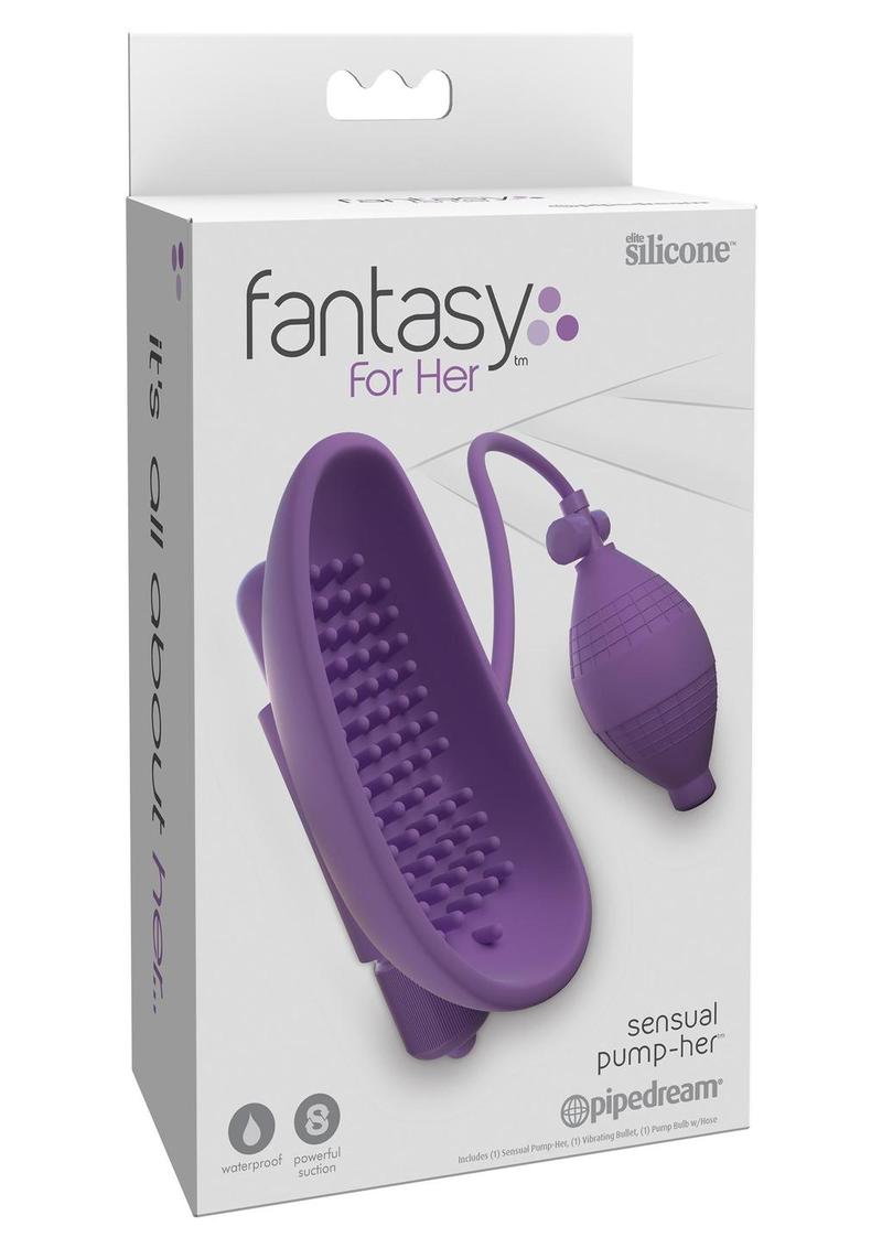 Fantasy -For Her Silicone Sensual Pussy Pump - Purple