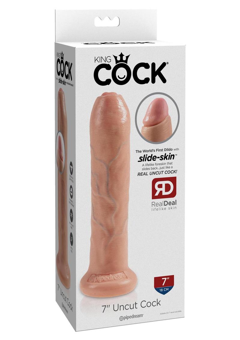 King Cock 7 Inch Uncut Flesh