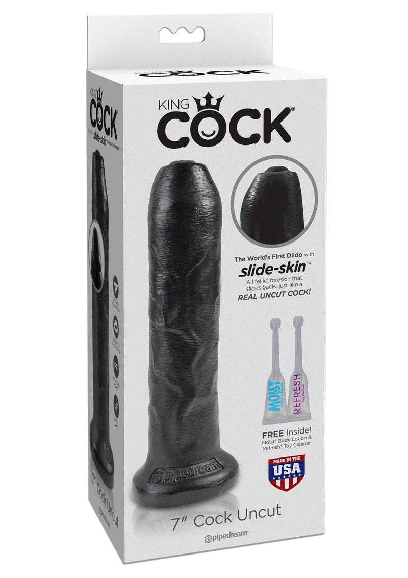 King Cock 7 Inch Uncut Black