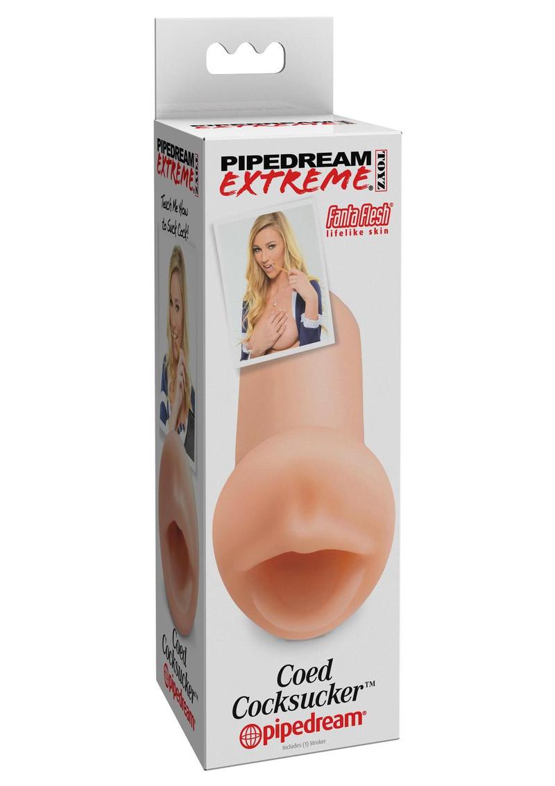 Masturbador masculino con boca chupadora de pollas de 5 pulgadas de Pipedream Extreme Toyz