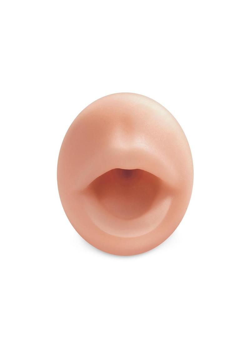 Pipedream Extreme Toyz Coed Cocksucker Mouth Stroker Flesh 5 Inch