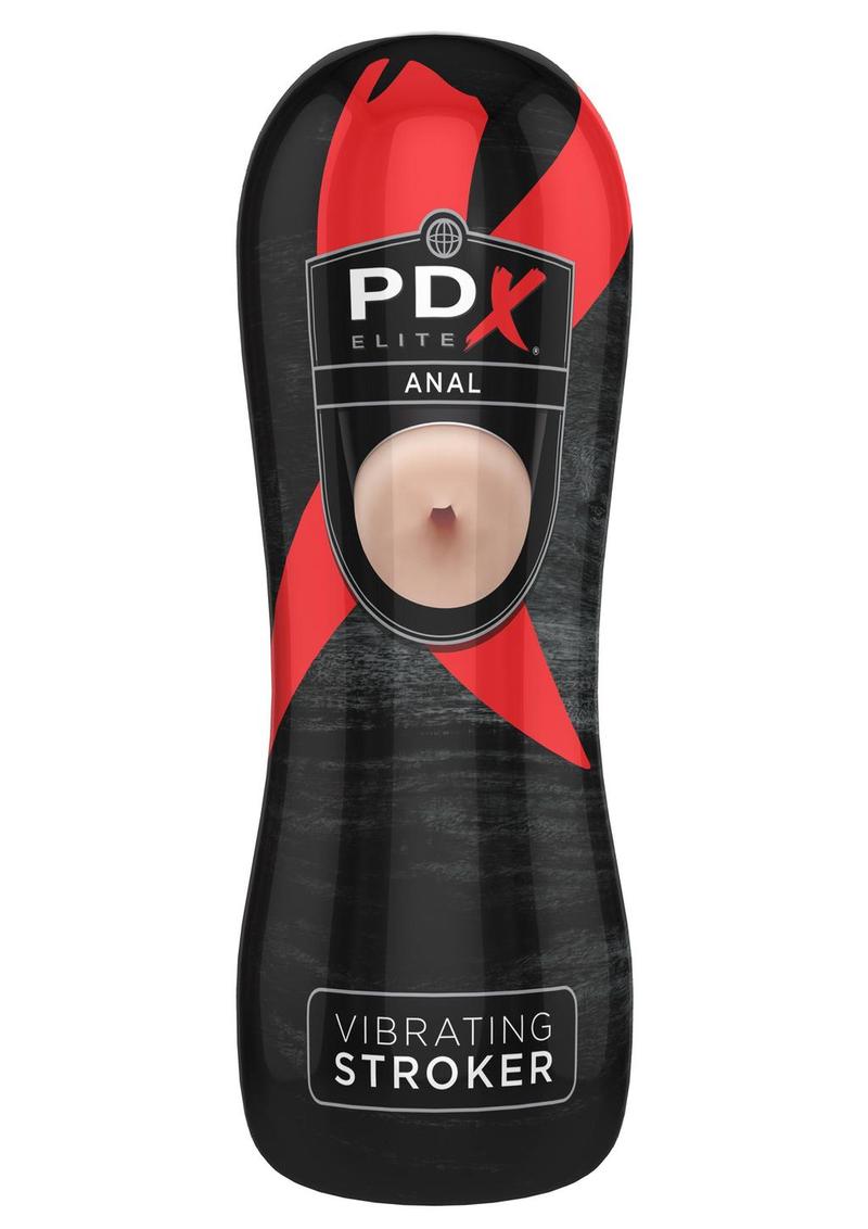 PDX Elite Anal Vibrating Stroker Flesh 7.25 Inch
