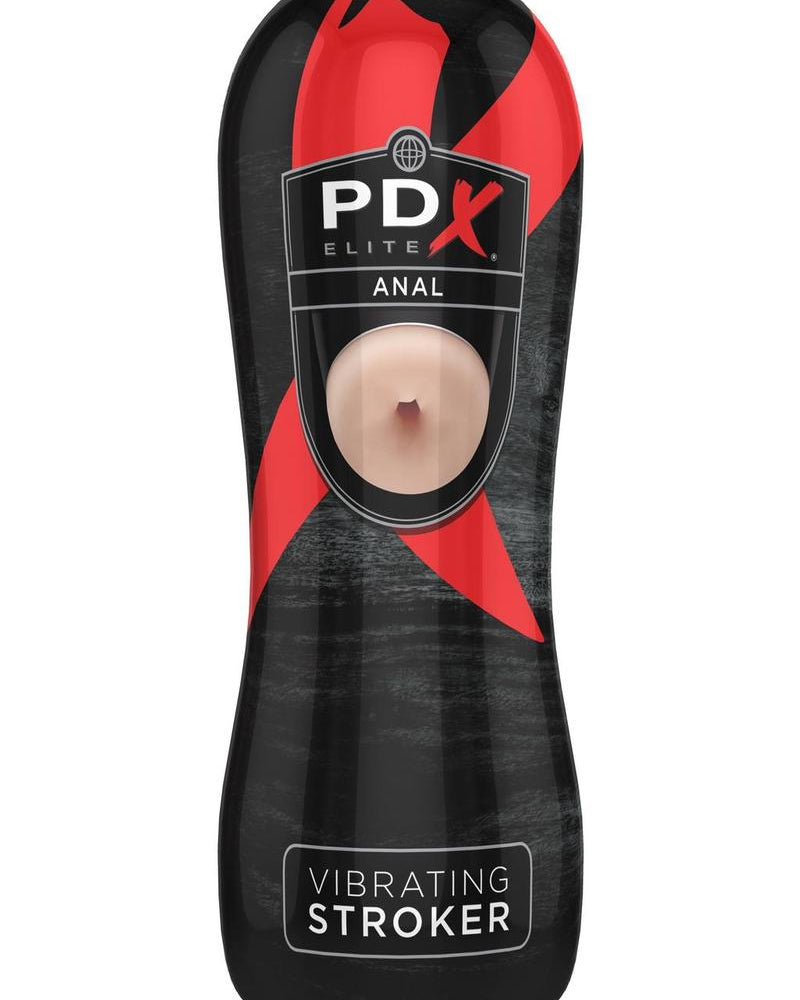 PDX Elite Anal Vibrating Stroker Flesh 7.25 Inch