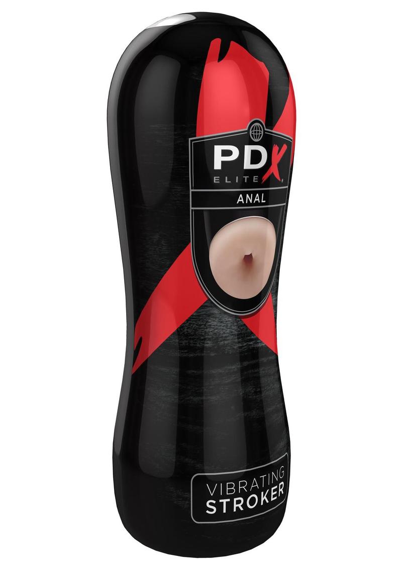 PDX Elite Anal Vibrating Stroker Flesh 7.25 Inch