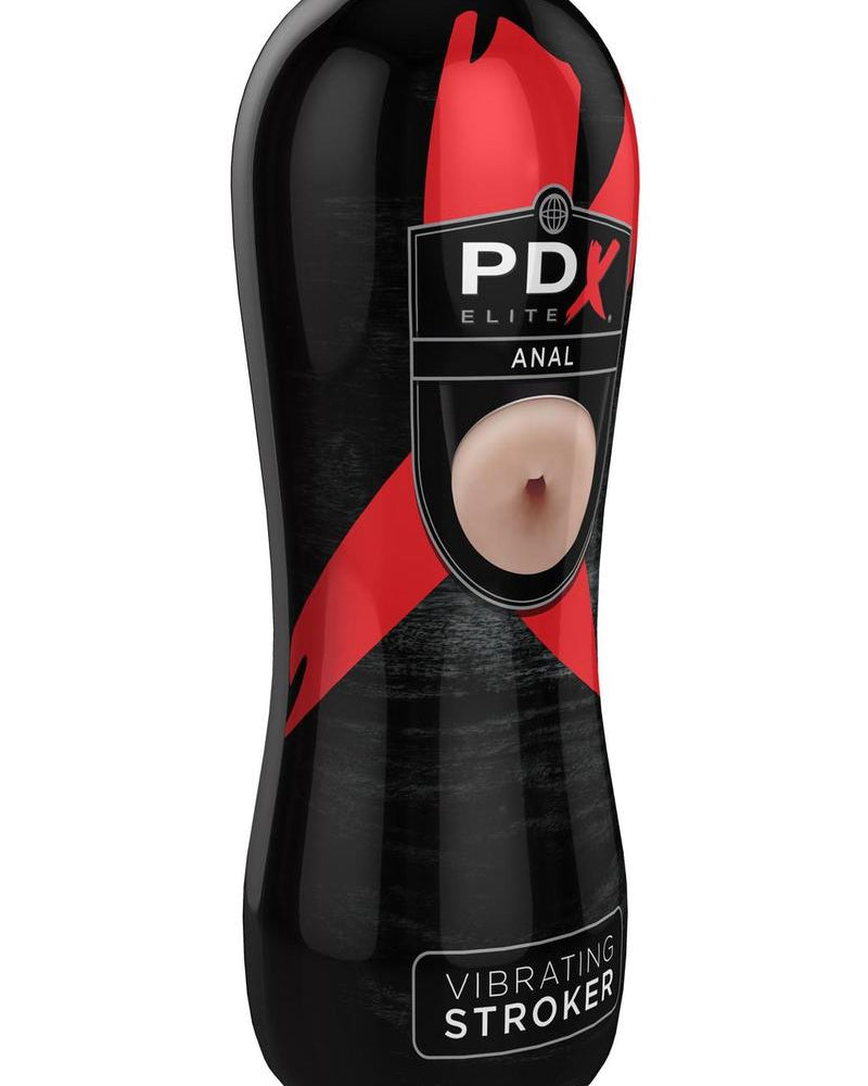 PDX Elite Anal Vibrating Stroker Flesh 7.25 Inch