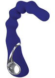 Adam and Eve - The Bad Ass Booty Vibe With Power Boost Anal Beaded Vibrator - Blue