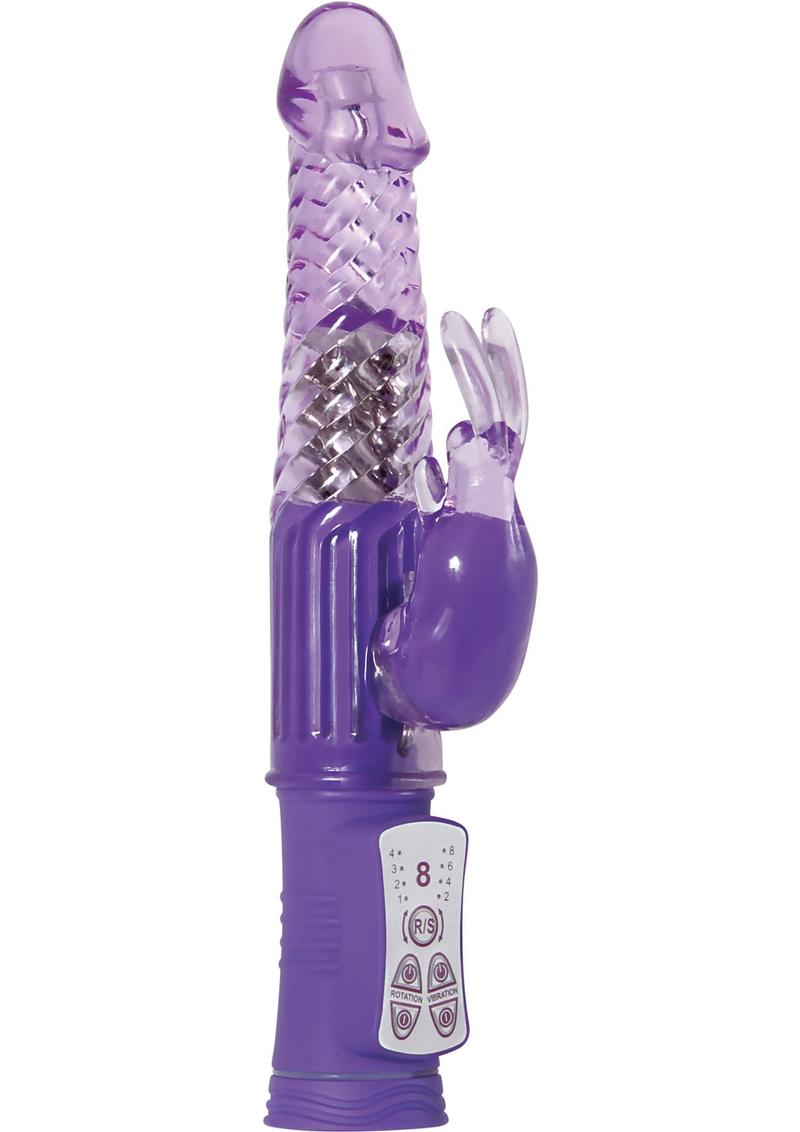 Adán y Eva - El primer vibrador de conejo recargable e impermeable de Eva - Púrpura