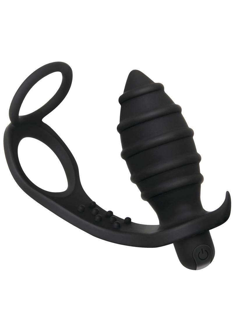 Cock Ring And Anal Plug with Bullet