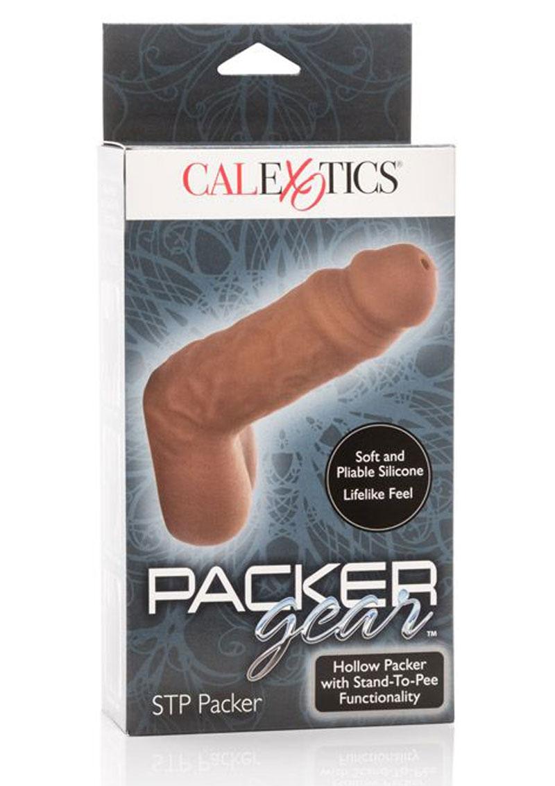 Extensión STP hueca de silicona para Packer Gear de Calexotics, color marrón