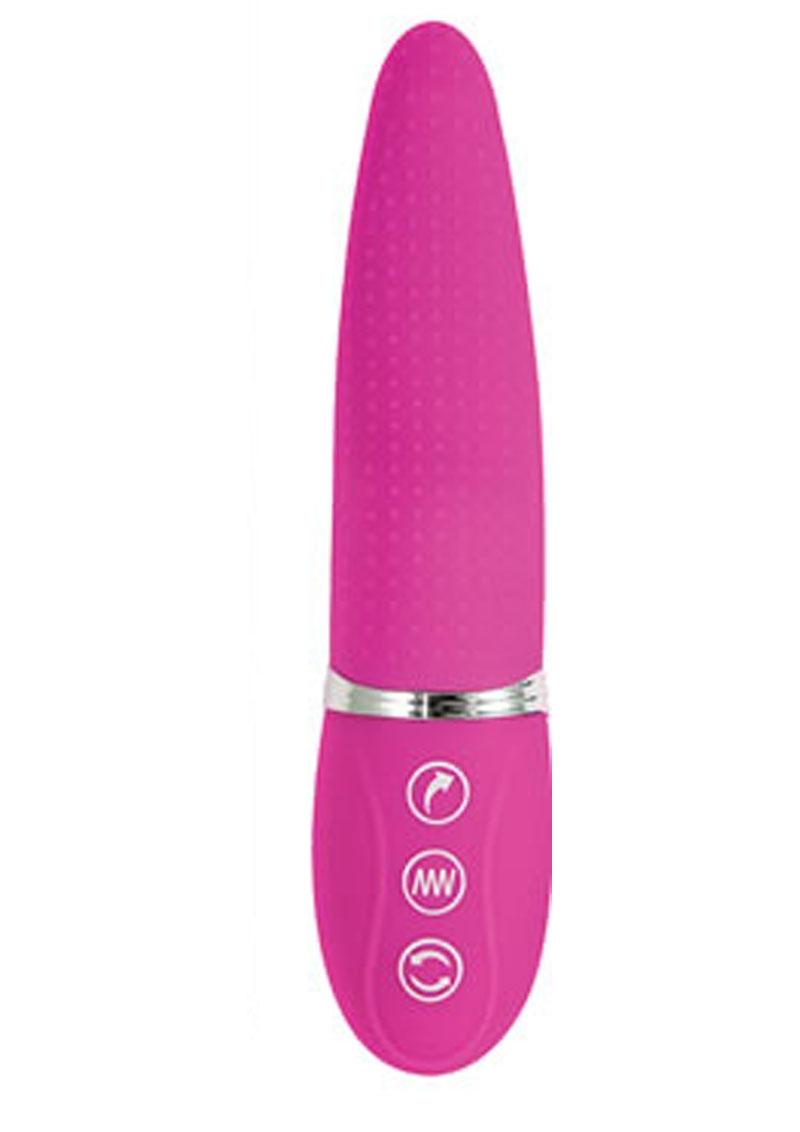 Infinitt Silicone Tongue Massager Waterproof Pink 7.5 Inch