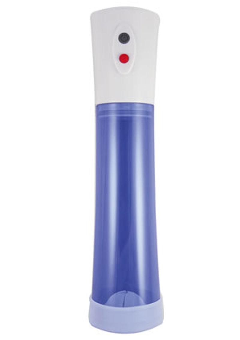 Bomba eléctrica recargable USB Commander azul de 11,5 pulgadas