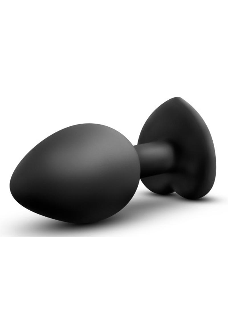 Temptasia Bling Silicone Plug Small Black 3 Inch