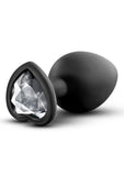 Temptasia Bling Silicone Plug Medium Black 3.25 Inch