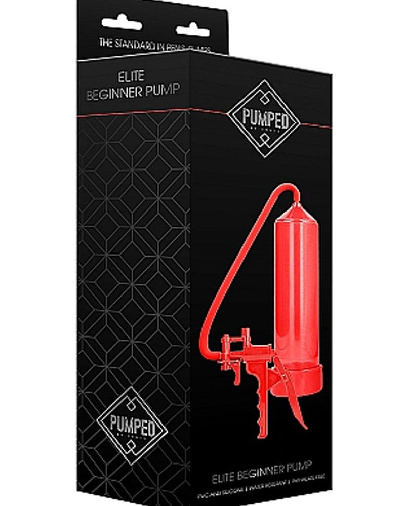 Bomba para principiantes Elite de Pumped By Shots, color rojo
