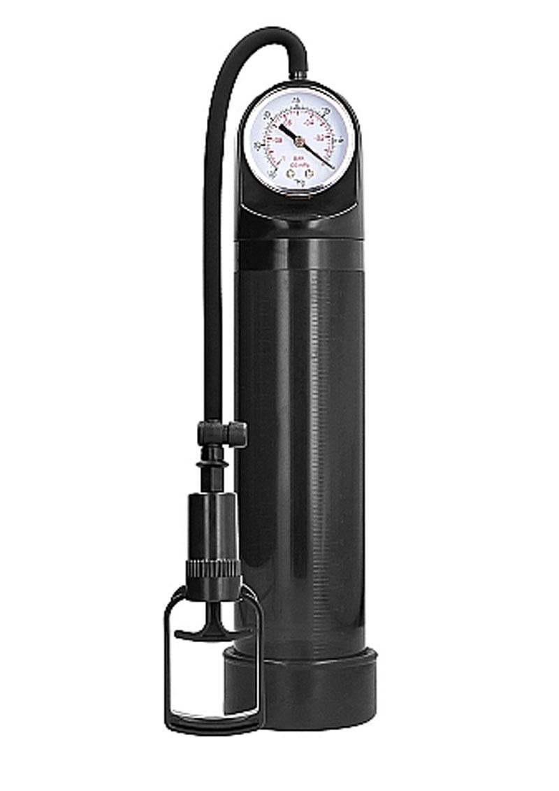 Pumped Comfort Pump With PSI Gauge Black