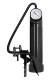 Pumped Elite Pump With PSI Gauge Black