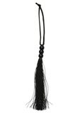 Sex And Mischief Small Rubber Whip 10 Inch Black