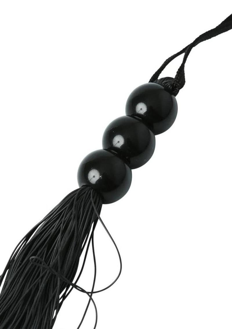 Medium Rubber Whip - Black