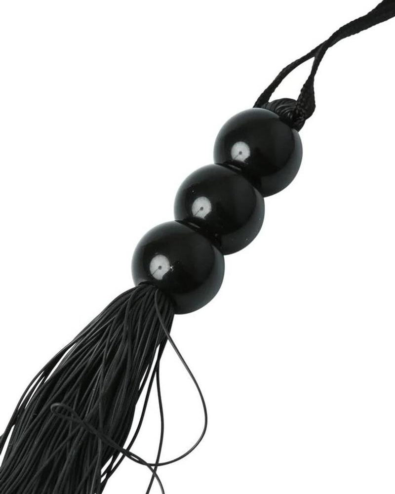 Medium Rubber Whip - Black