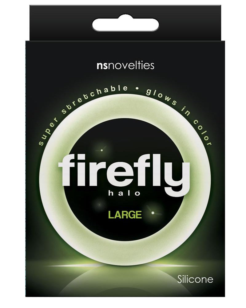Firefly Halo Silicone Cock Ring Clear Large
