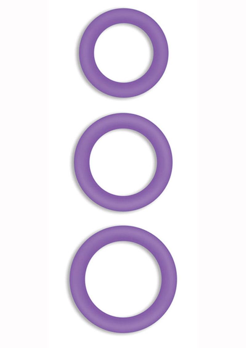 Firefly Halo Silicone Cock Ring Purple Small