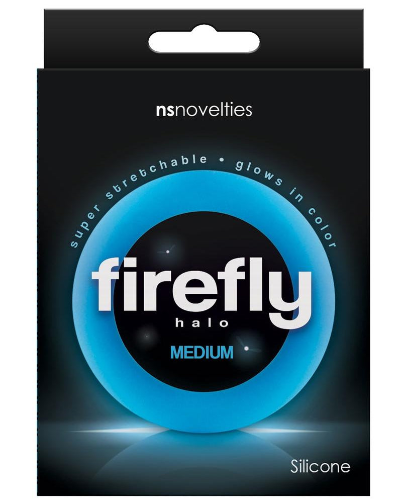 Firefly Halo Silicone Cock Ring Blue Medium