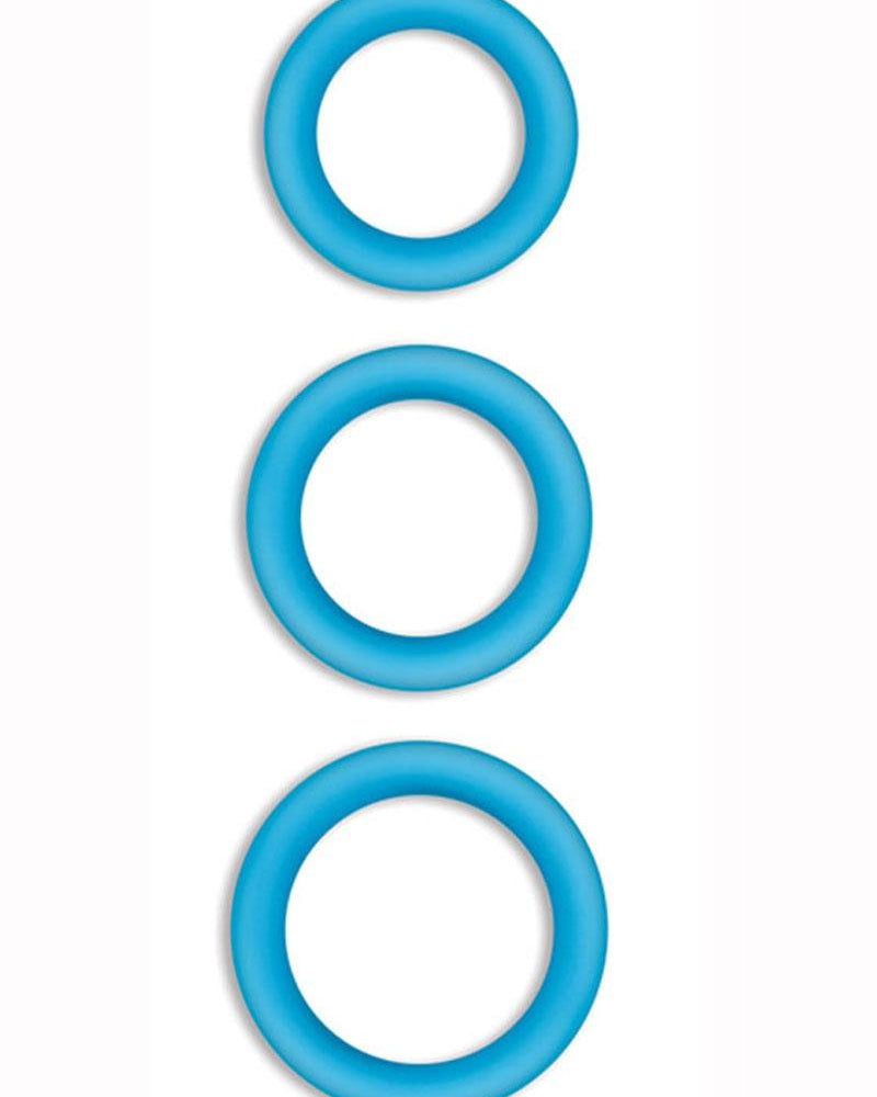 Firefly Halo Silicone Cock Ring Blue Medium