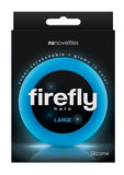 Firefly Halo Silicone Cock Ring Blue Large