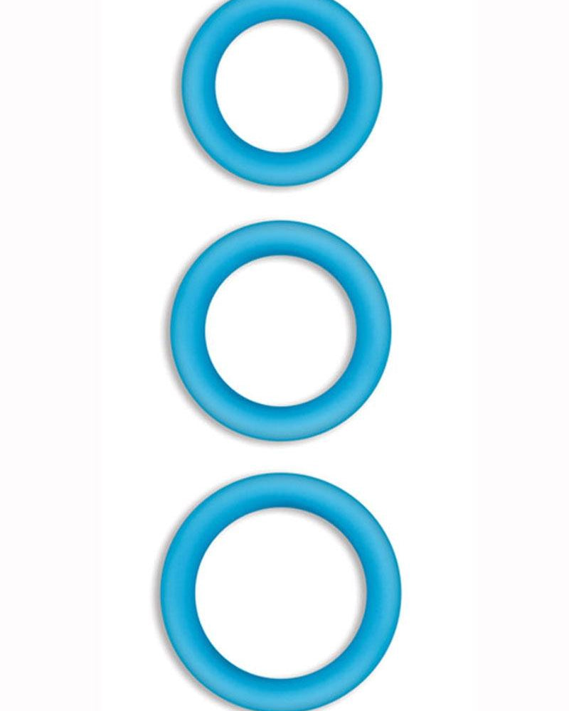 Firefly Halo Silicone Cock Ring Blue Large